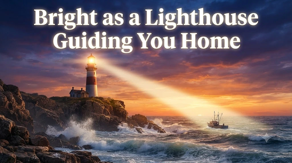Bright as a Lighthouse Guiding You Home