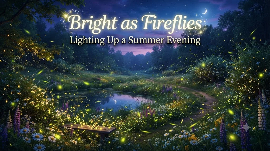 Bright as Fireflies Lighting Up a Summer Evening