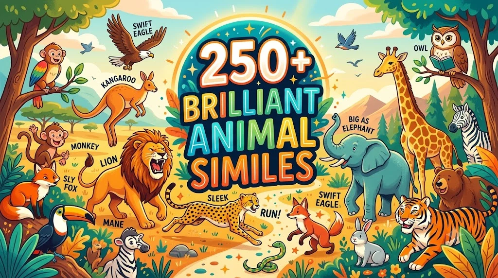 250+ Brilliant Animal Similes