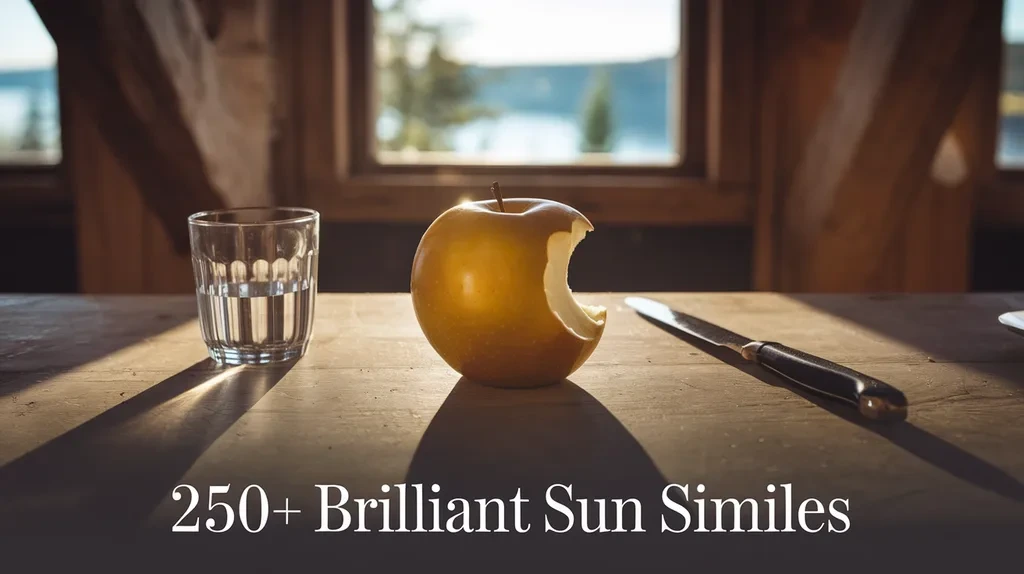 Brilliant Sun Similes