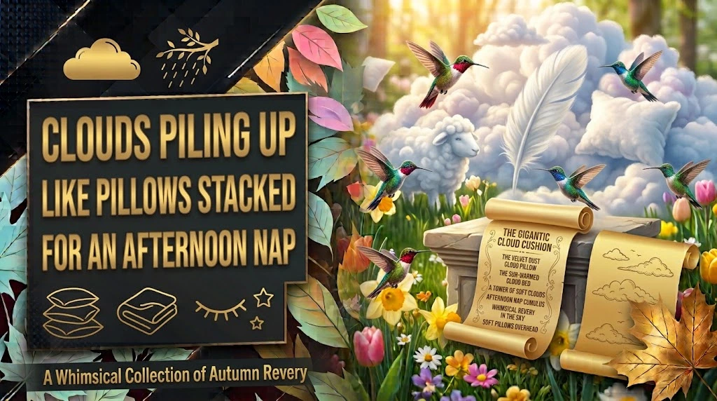 Clouds Piling Up Like Pillows Stacked for an Afternoon Nap