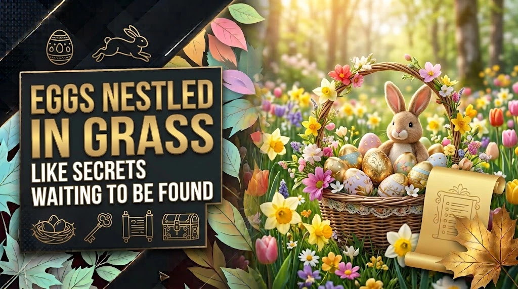 Eggs Nestled in Grass Like Secrets Waiting to Be Found