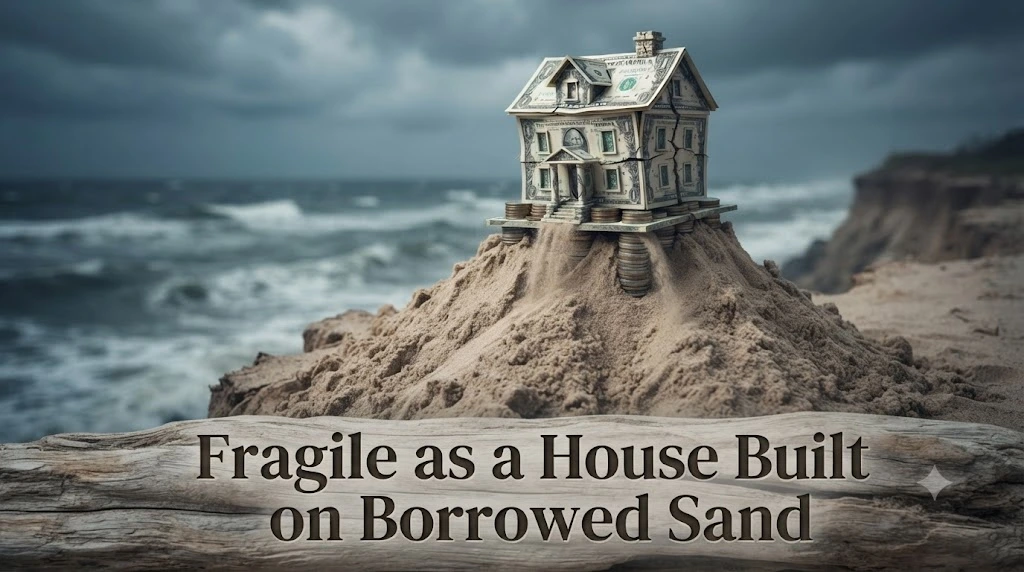 Fragile as a House Built on Borrowed Sand