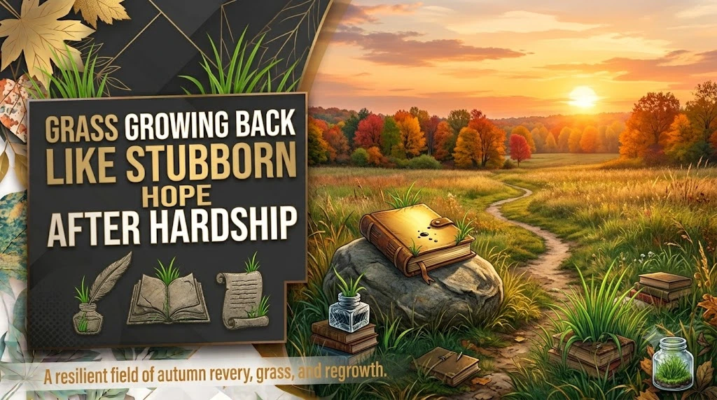  Grass Growing Back Like Stubborn Hope After Hardship