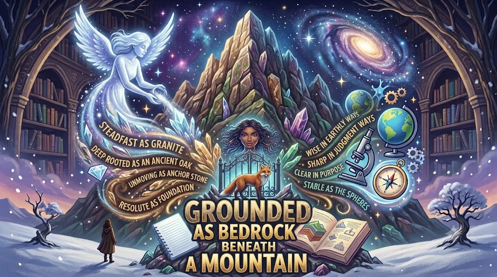 Grounded as Bedrock Beneath a Mountain