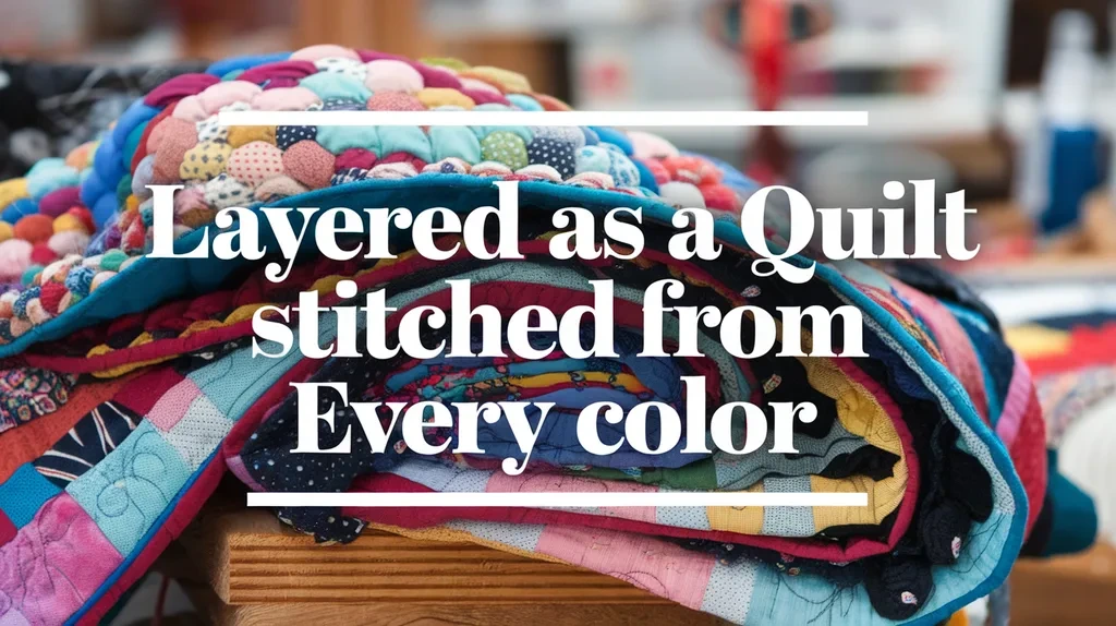 Layered as a Quilt Stitched from Every Color