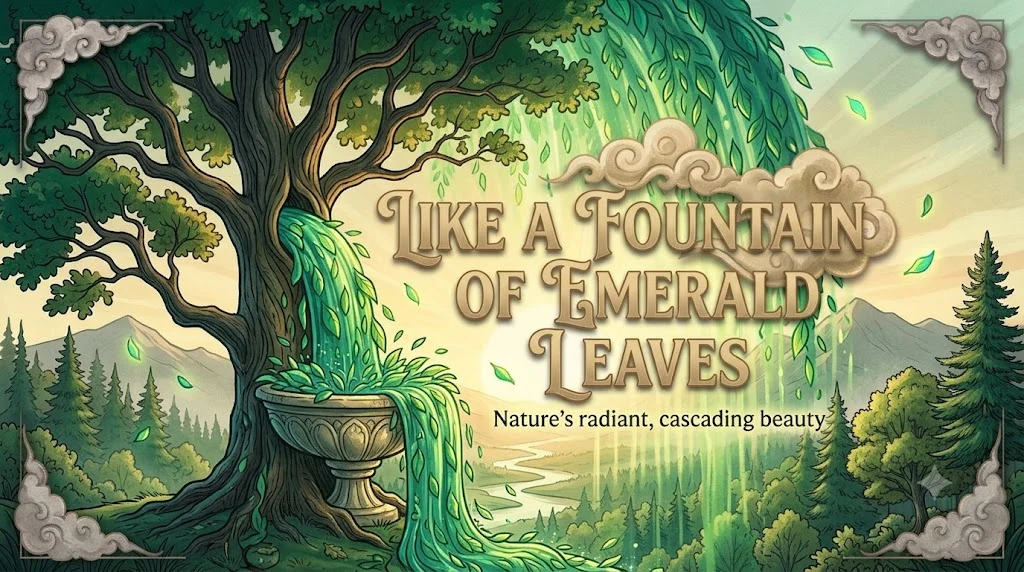 Like a Fountain of Emerald Leaves