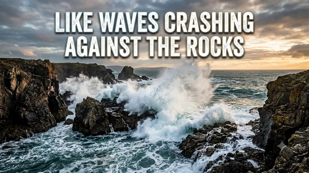 Like Waves Crashing Against the Rocks