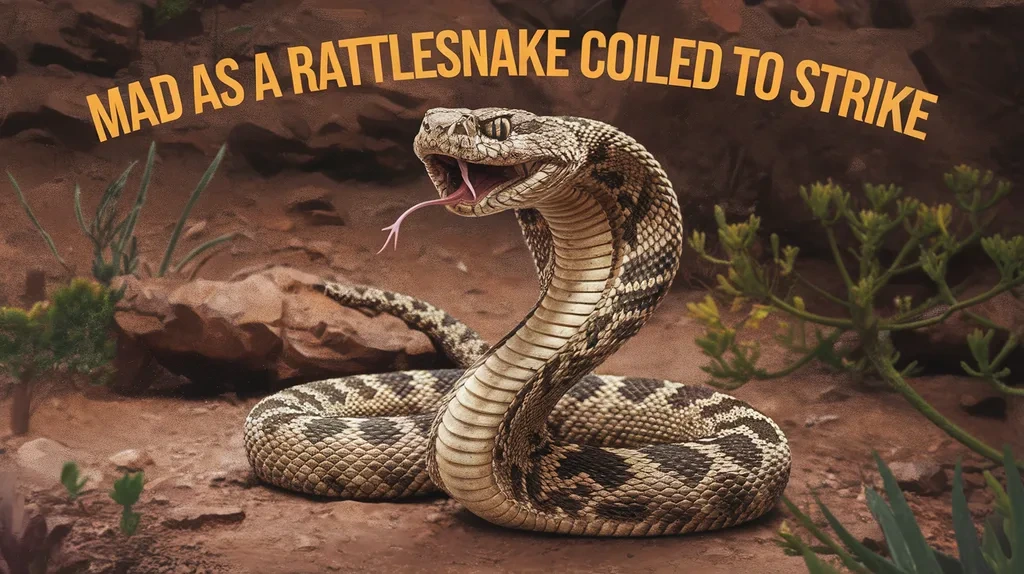 Mad as a Rattlesnake Coiled to Strike