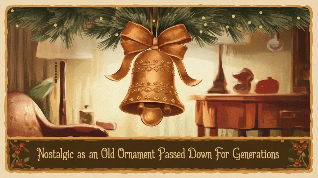 Nostalgic as an Old Ornament Passed Down for Generations