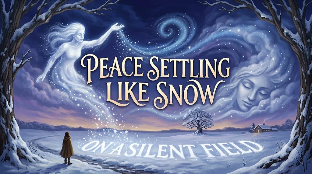Peace Settling Like Snow on a Silent Field