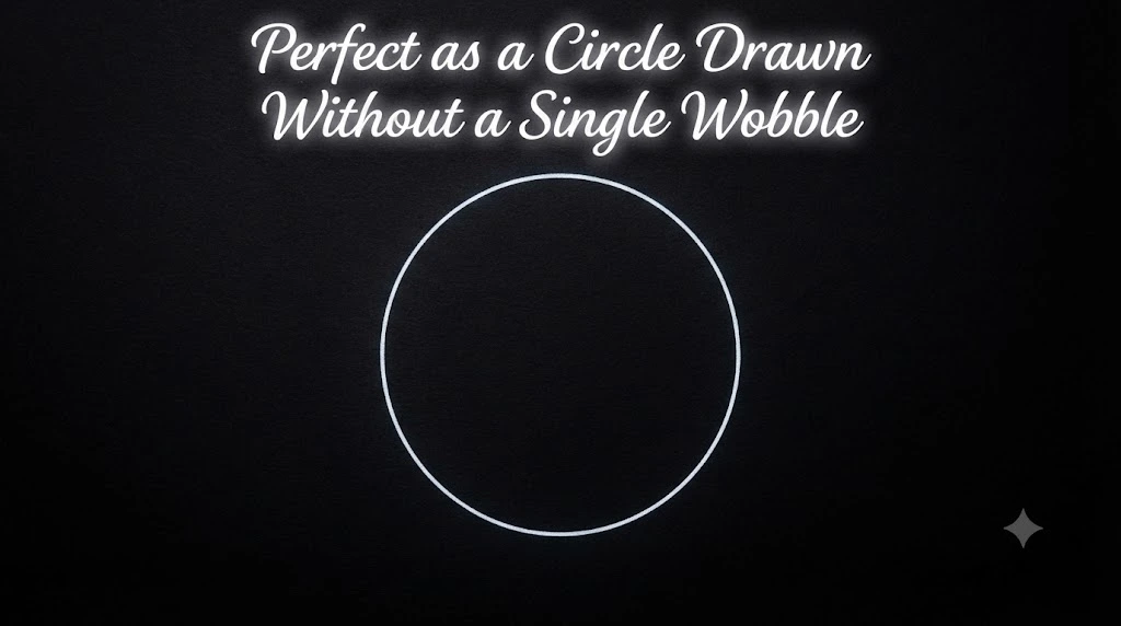 Perfect as a Circle Drawn Without a Single Wobble