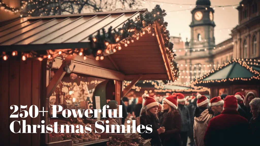 250+ Powerful Christmas Similes