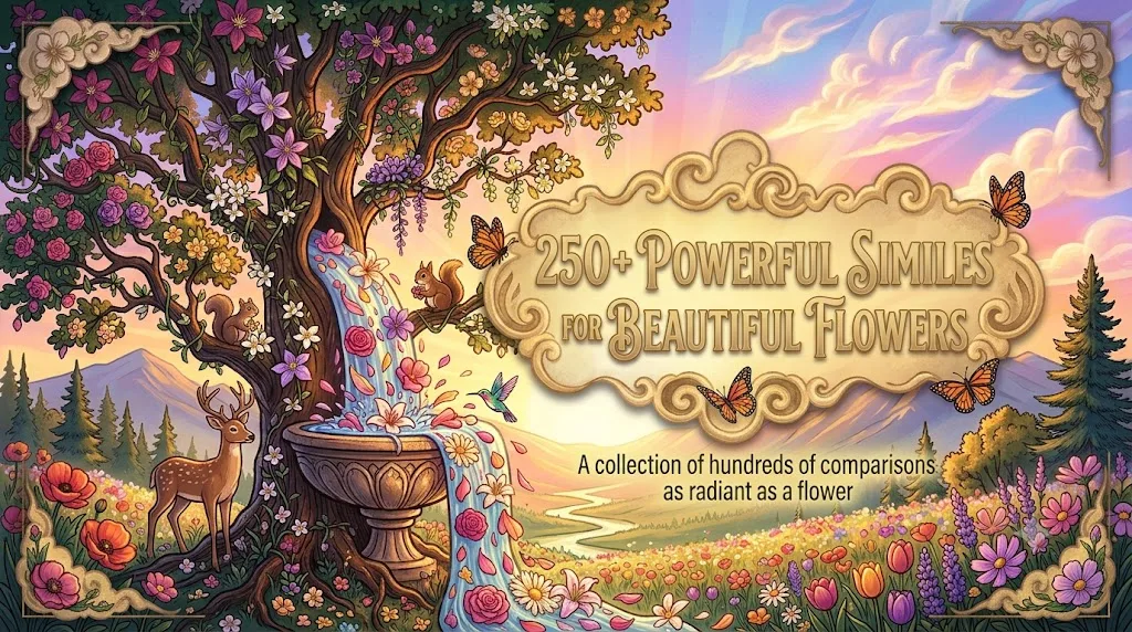 250+ Powerful Similes for Beautiful Flowers
