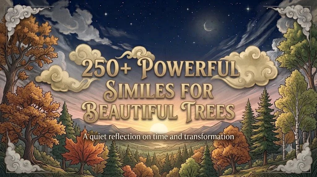 Powerful Similes for Beautiful Trees