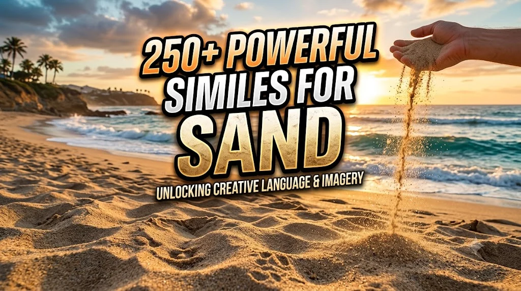 Powerful Similes for Sand