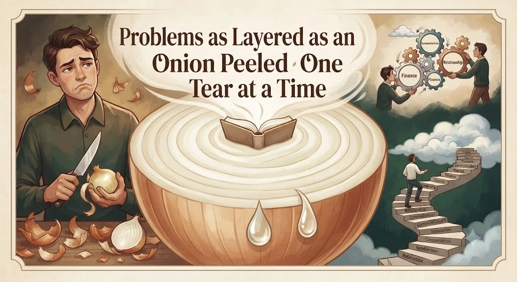 Problems as Layered as an Onion Peeled One Tear at a Time