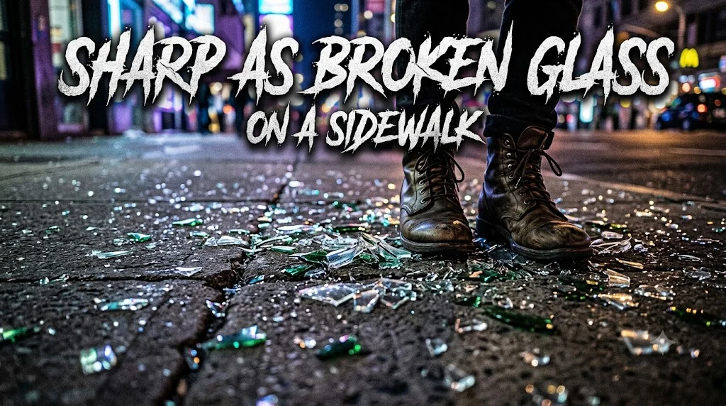 Sharp as Broken Glass on a Sidewalk