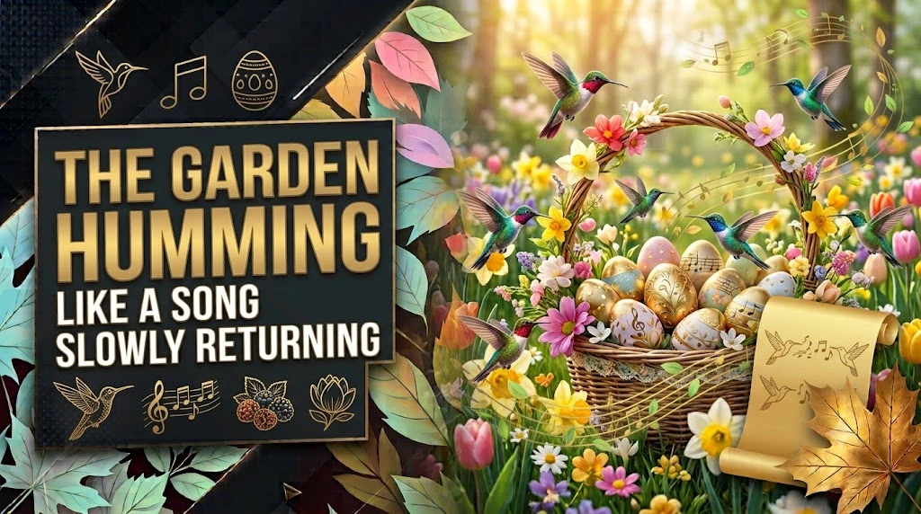 The Garden Humming Like a Song Slowly Returning