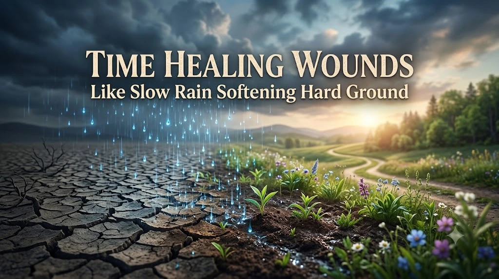 Time Healing Wounds Like Slow Rain Softening Hard Ground