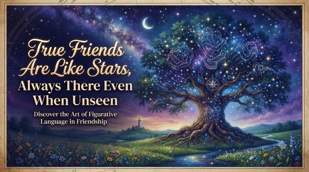 True Friends Are Like Stars, Always There Even When Unseen