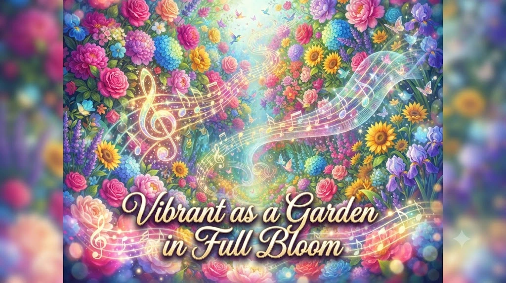 Vibrant as a Garden in Full Bloom