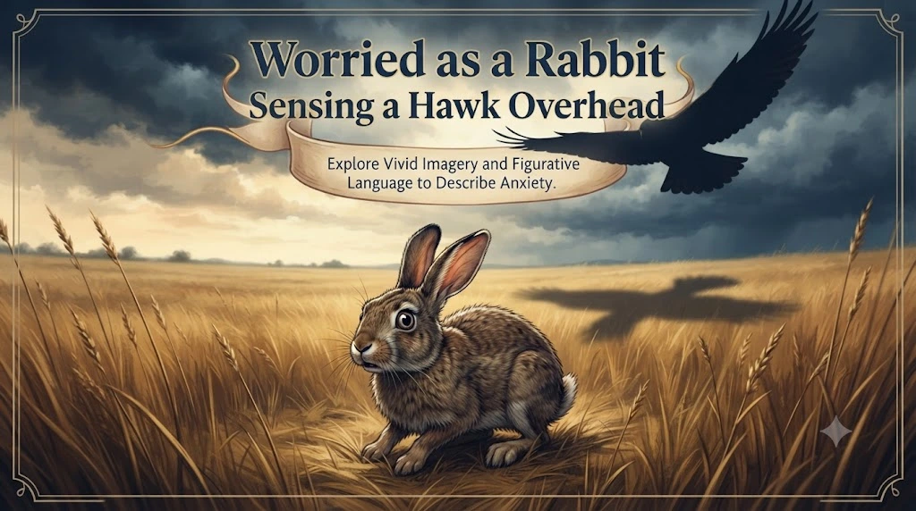 Worried as a Rabbit Sensing a Hawk Overhead